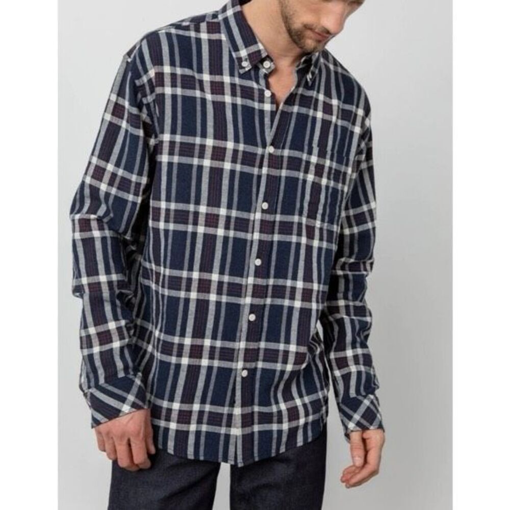 ✨Rails Felix Midnight Mahogany Button Down Plaid Sz XL Shirt✨